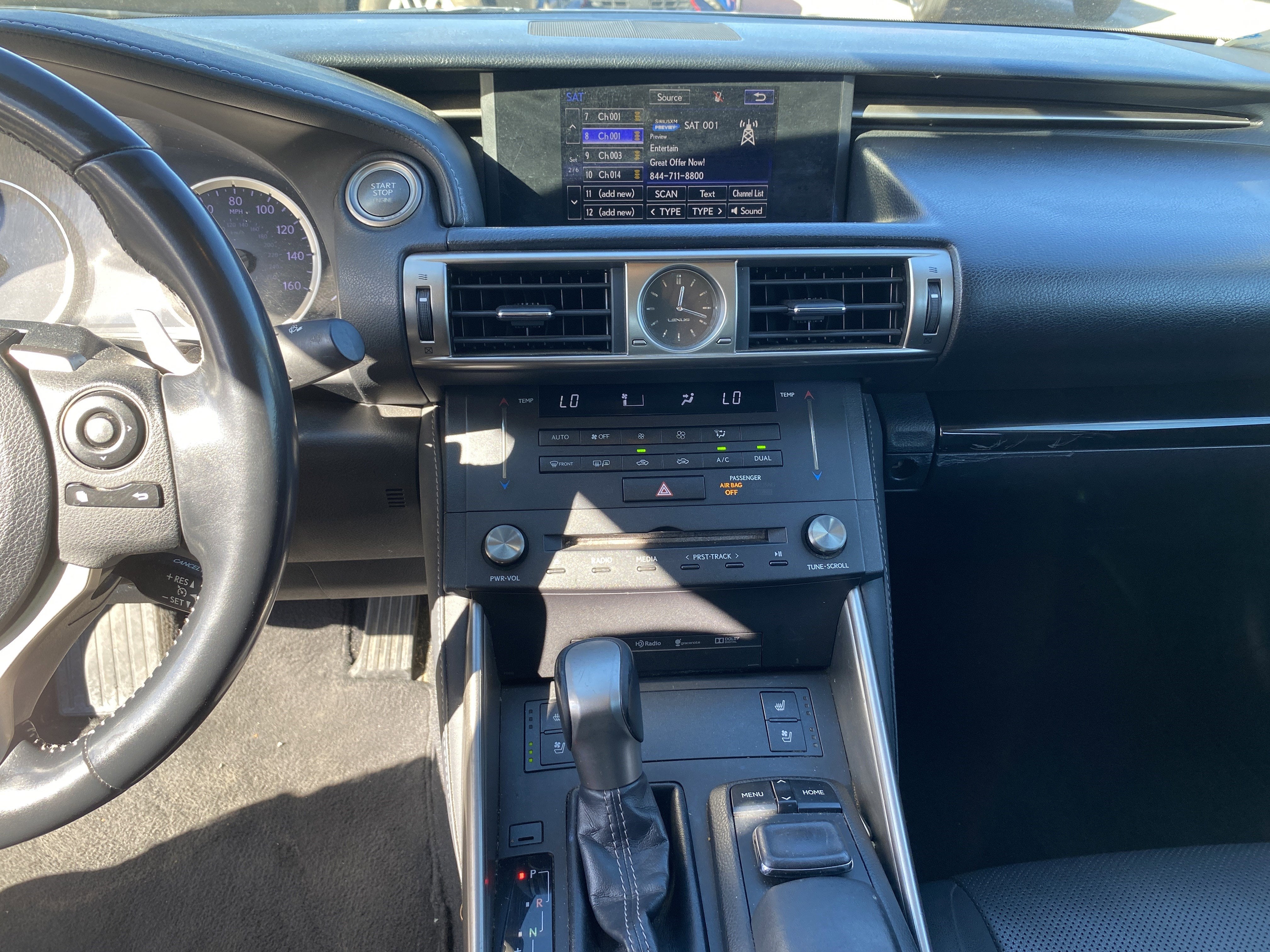 2015 Lexus IS 250 4dr Sport Sdn RWD