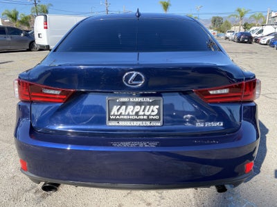 2015 Lexus IS 250 4DR SPORT SDN RWD