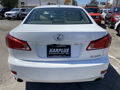 2012 Lexus IS 250 4dr Sport Sdn Man RWD