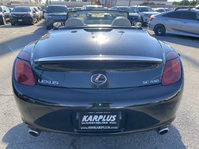 2003 Lexus SC 430 2DR CONVERTIBLE
