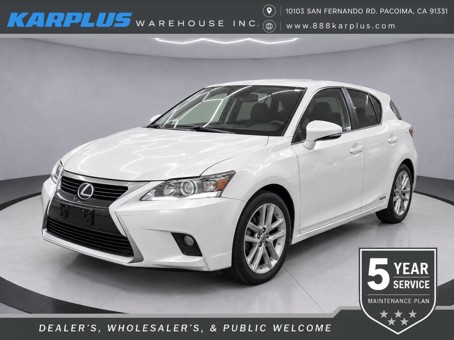 2015 Lexus CT 200h 5DR SDN HYBRID
