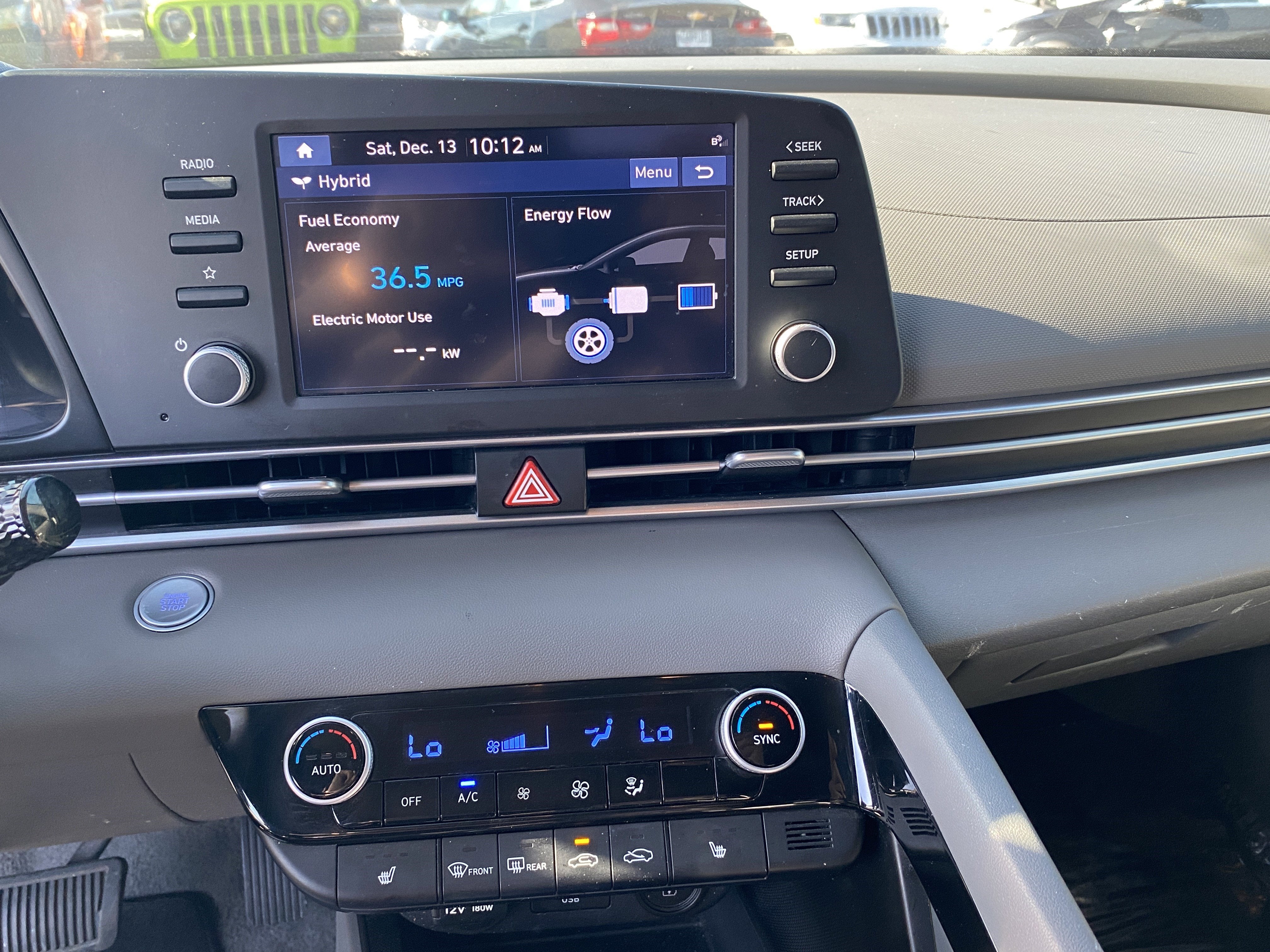 2023 Hyundai Elantra Hybrid Blue