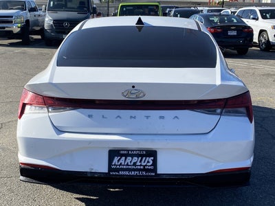 2023 Hyundai Elantra Hybrid Blue