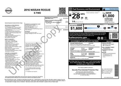2016 Nissan Rogue S