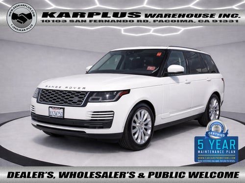 2018 Land Rover Range Rover HSE