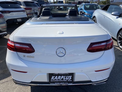 2018 Mercedes-Benz E-Class E 400
