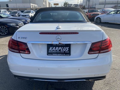 2014 Mercedes-Benz E-Class 2DR CABRIOLET E 350 RWD