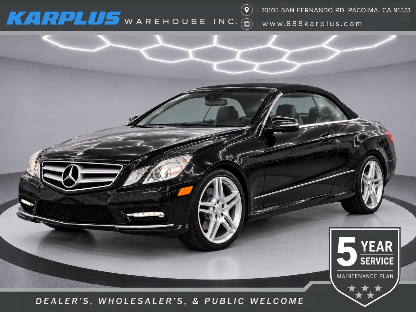 2013 Mercedes-Benz E-Class 2DR CABRIOLET E 350 RWD