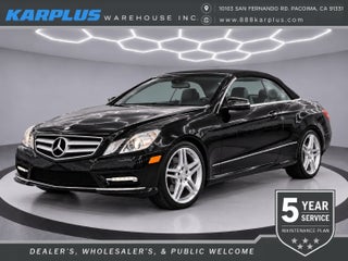 2013 Mercedes-Benz E-Class 2DR CABRIOLET E 350 RWD