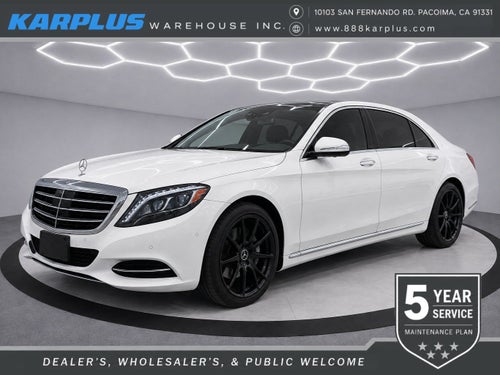 2016 Mercedes-Benz S-Class 4DR SDN S 550 RWD