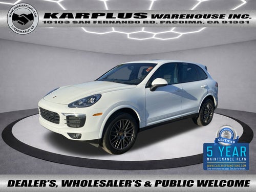 2017 Porsche Cayenne Platinum Edition